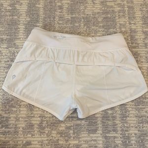 Ivivva white speed up shorts